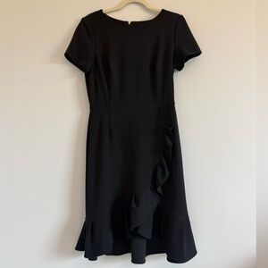 Elegant Black Ruffle Dress